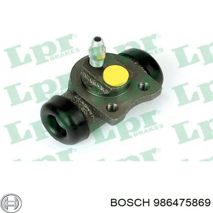 986475869 Bosch цилиндр тормозной колесный рабочий задний
