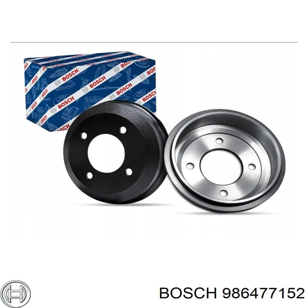 986477152 Bosch tambor do freio traseiro