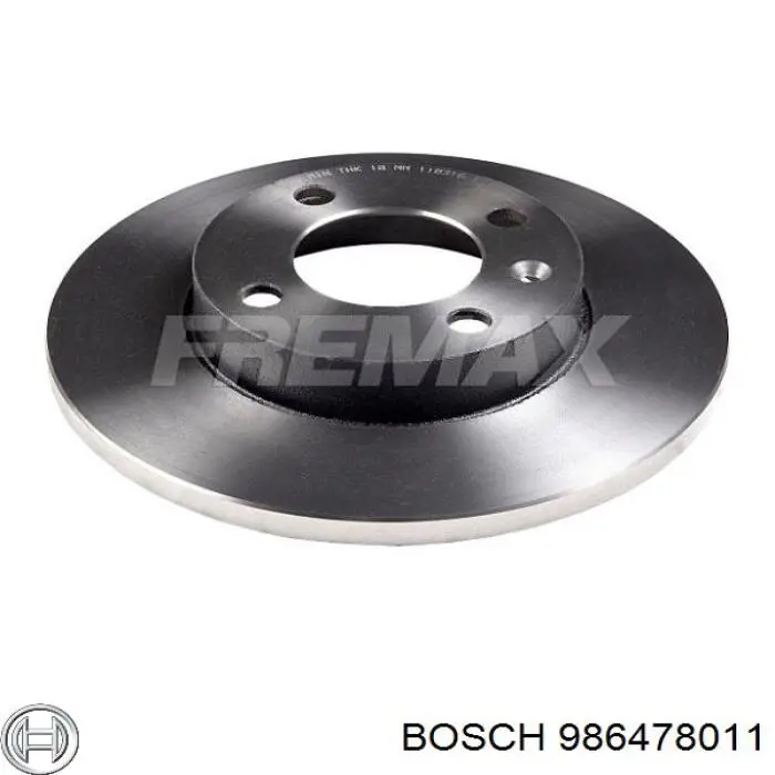 986478011 Bosch диск тормозной передний