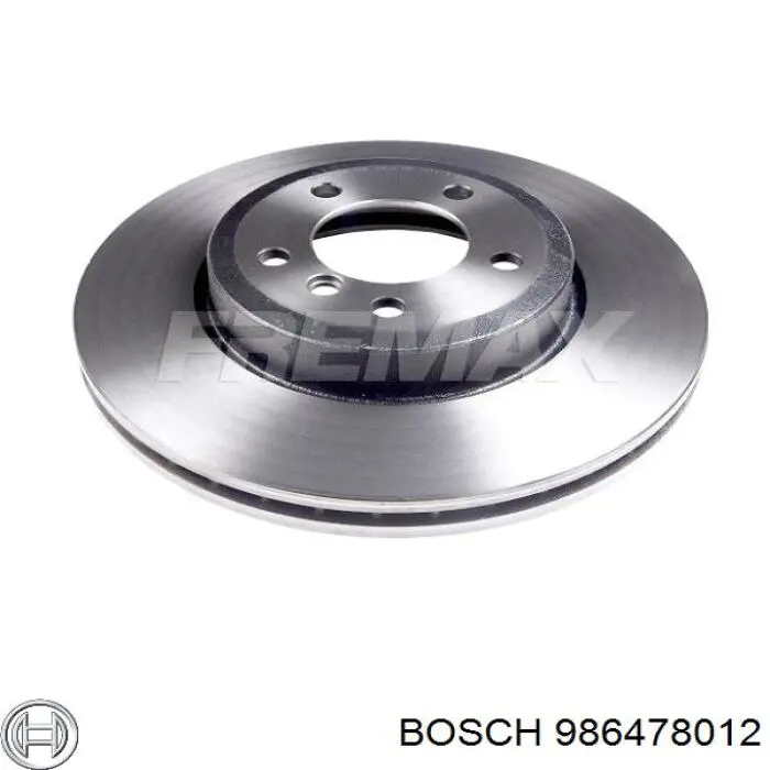 986478012 Bosch диск тормозной передний