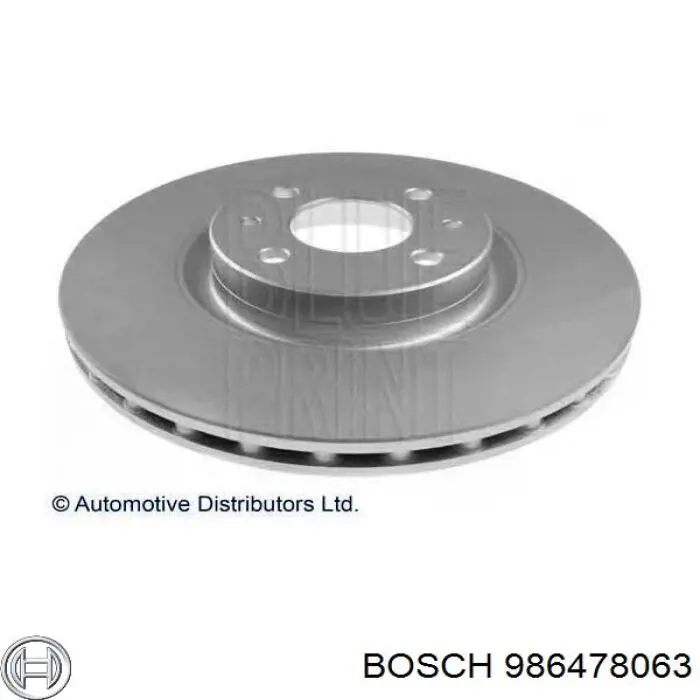 986478063 Bosch Диск тормозной передний