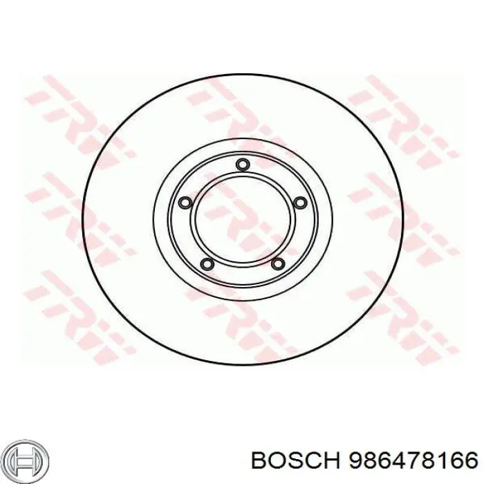 Купить 986478166 Bosch Ротор тормозной