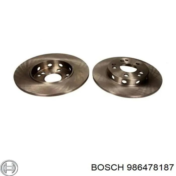 986478187 Bosch диск тормозной передний