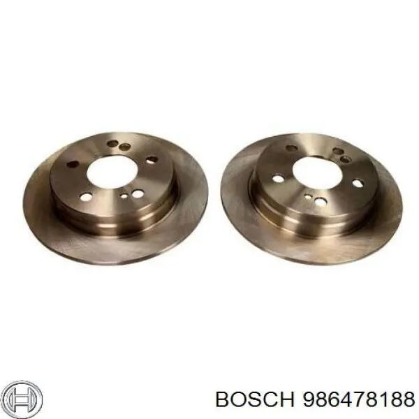 Купить 986478188 Bosch Диск тормозной задний