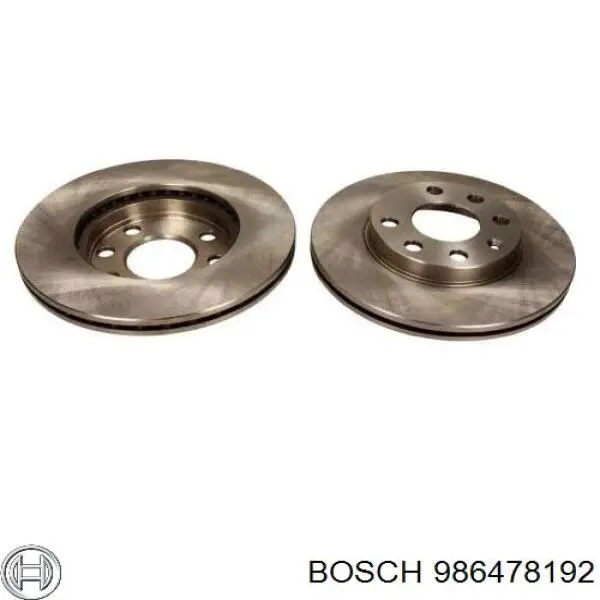 Передние тормозные диски 986478192 Bosch