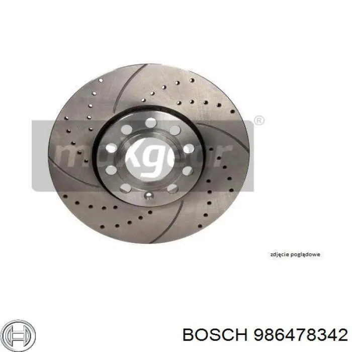 Задний тормозной диск Bosch 986478342 цена, от 22.21 USD