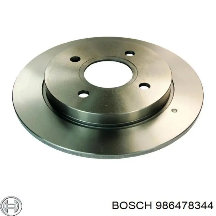 Тормозные диски 986478344 Bosch