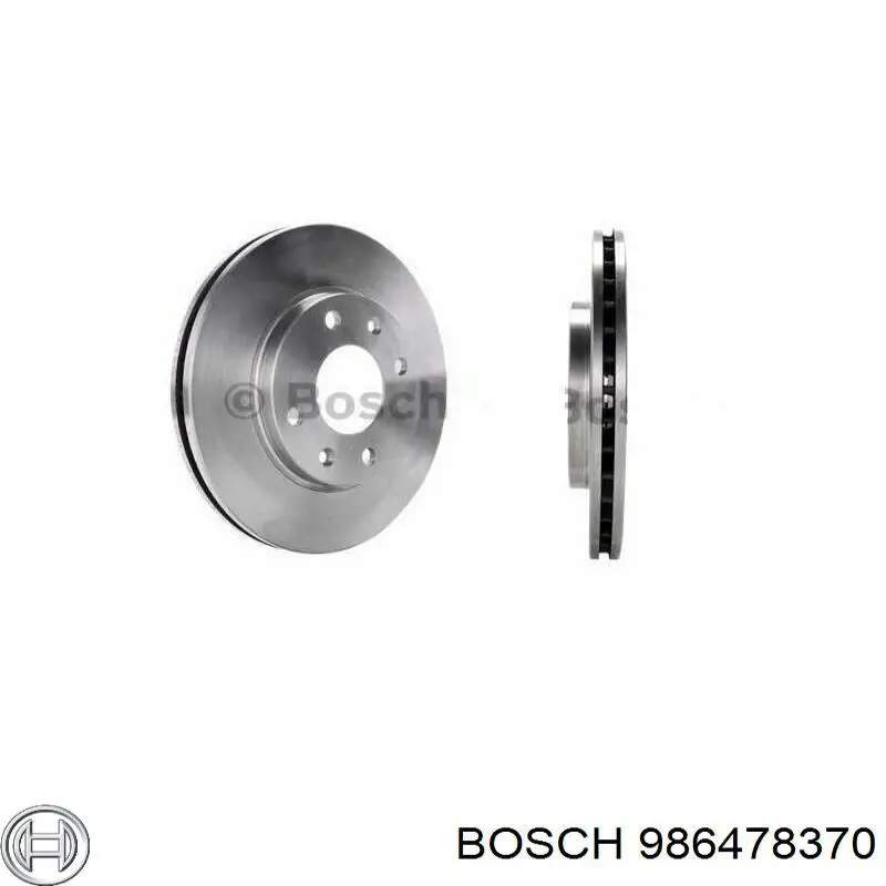 986478370 Bosch Диск тормозной передний