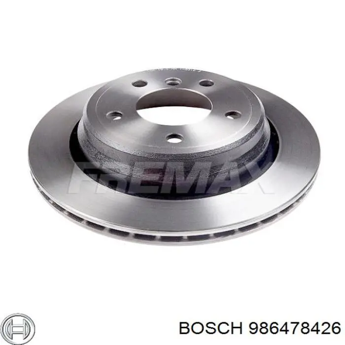 986478426 Bosch диск тормозной задний
