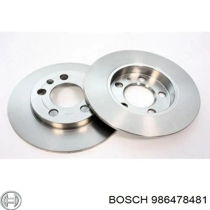 Тормозные диски 986478481 Bosch