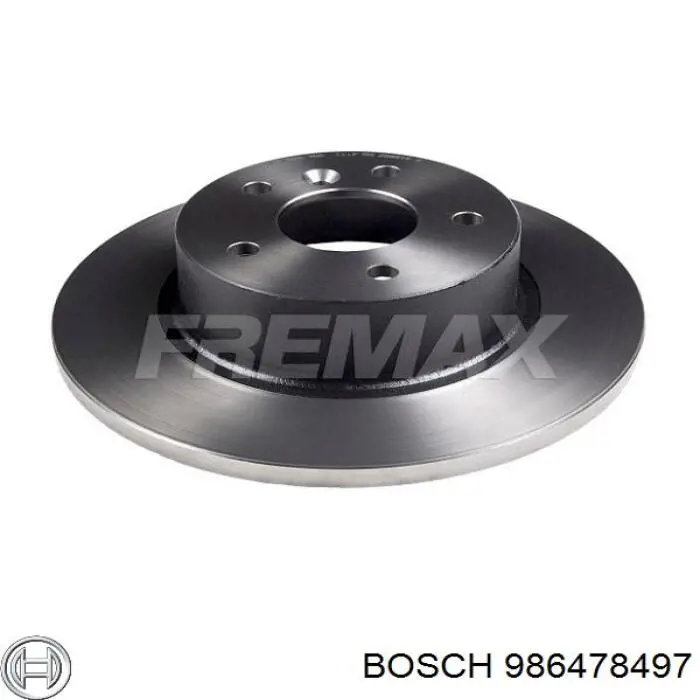 986478497 Bosch диск тормозной задний