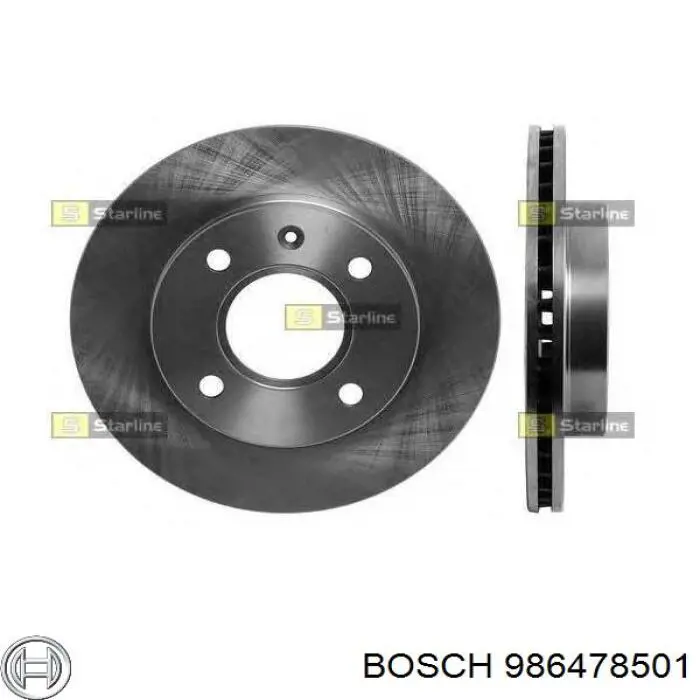 Купить 986478501 Bosch Ротор тормозной