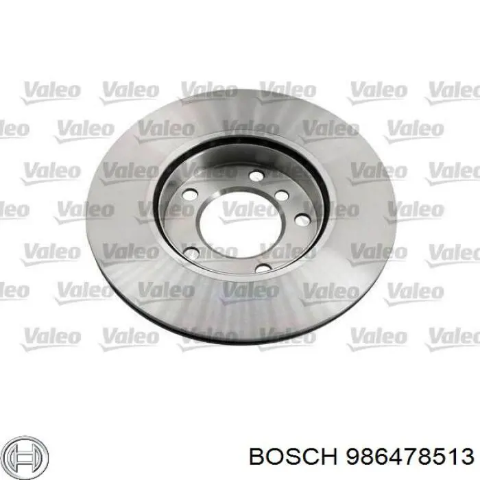Тормоз дисковый передний Bosch 986478513 цена, от 36.71 USD