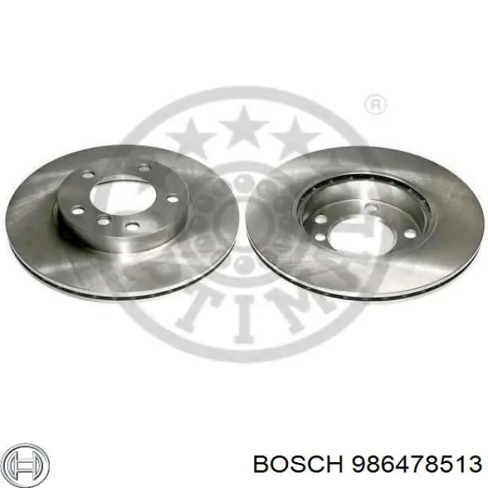 Купить 986478513 Bosch Ротор тормозной