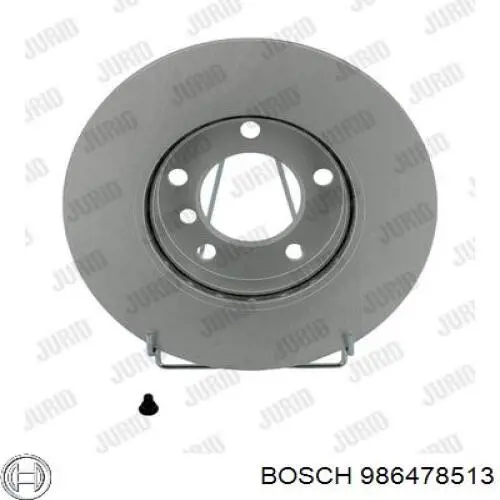 Передние тормозные диски 986478513 Bosch