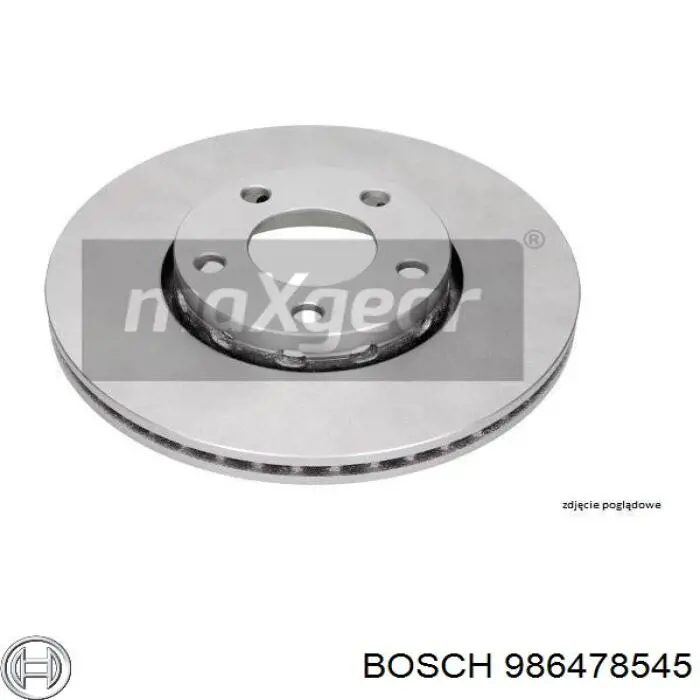 986478545 Bosch Диск тормозной передний