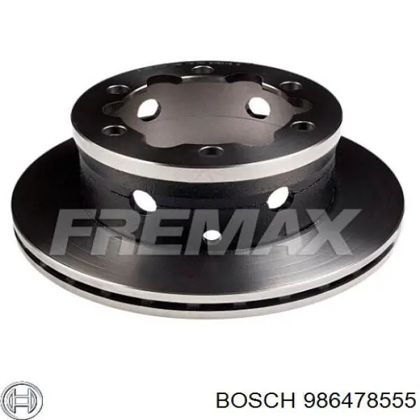 986478555 Bosch диск тормозной задний