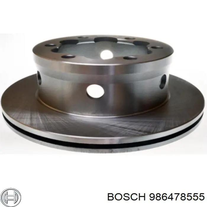 Тормозные диски 986478555 Bosch