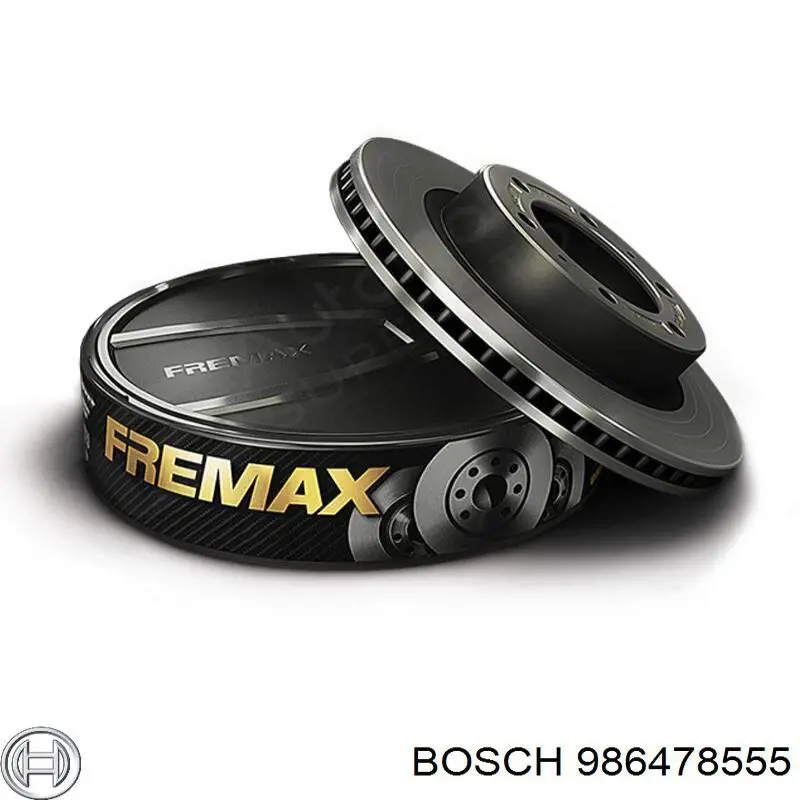 Купить 986478555 Bosch Диск тормозной задний