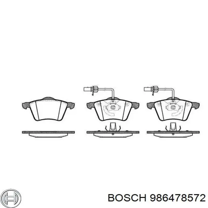 Купить 986478572 Bosch Ротор тормозной