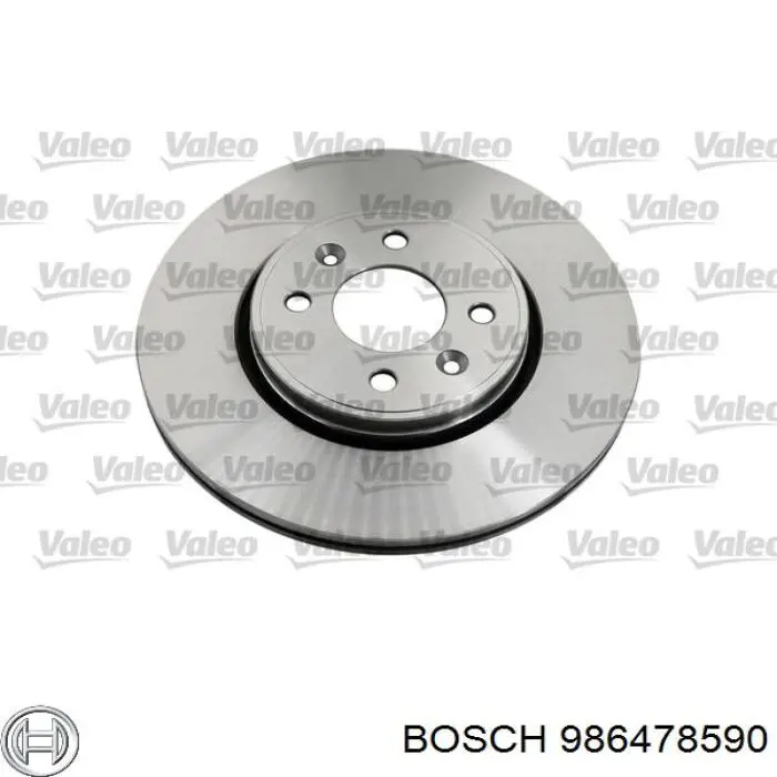 Передние тормозные диски 986478590 Bosch