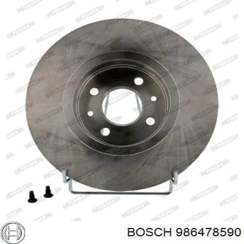 Тормоз дисковый передний Bosch 986478590 цена, от 46.01 USD