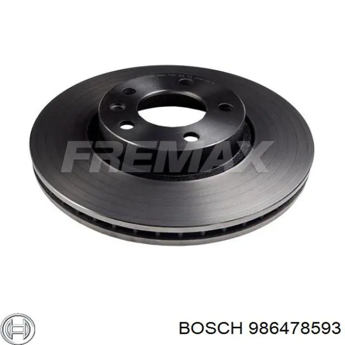 986478593 Bosch Диск тормозной передний