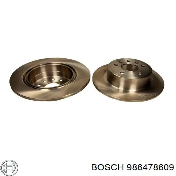 Тормозные диски 986478609 Bosch