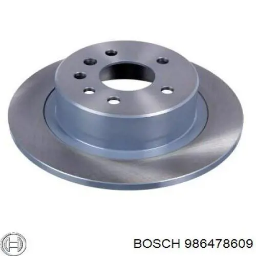 Купить 986478609 Bosch Диск тормозной задний