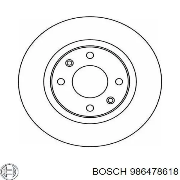 Купить 986478618 Bosch Ротор тормозной