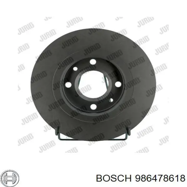 Передние тормозные диски 986478618 Bosch