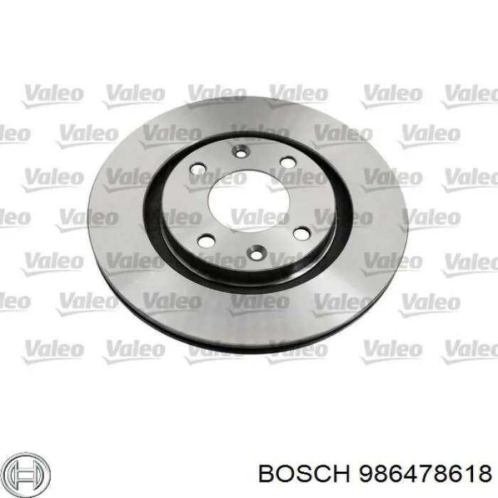 986478618 Bosch Диск тормозной передний