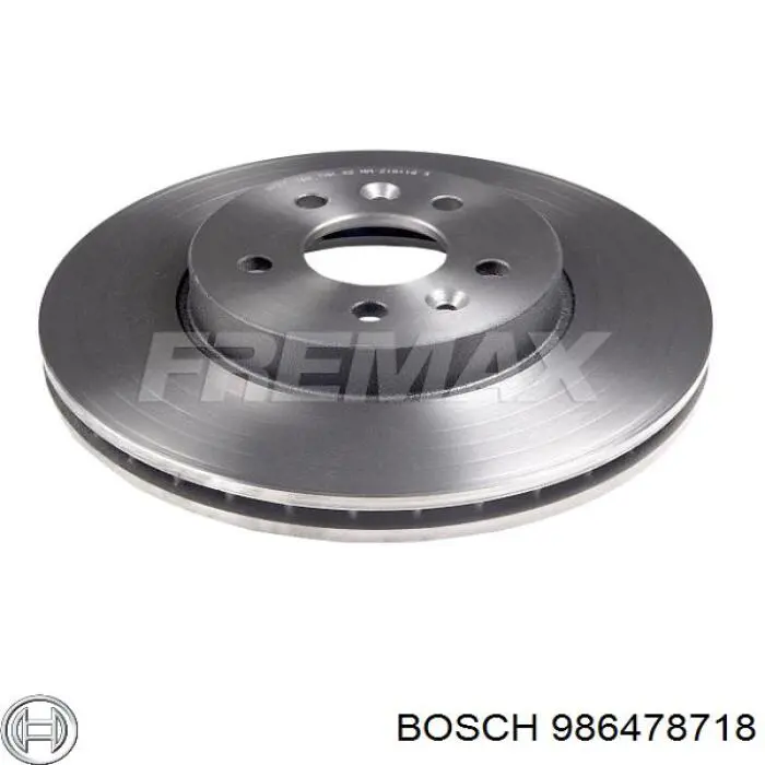 986478718 Bosch диск тормозной передний
