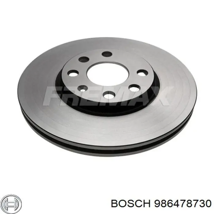986478730 Bosch диск тормозной передний