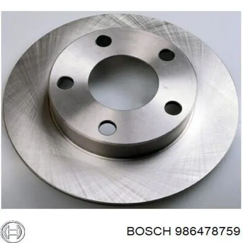 Тормозные диски 986478759 Bosch