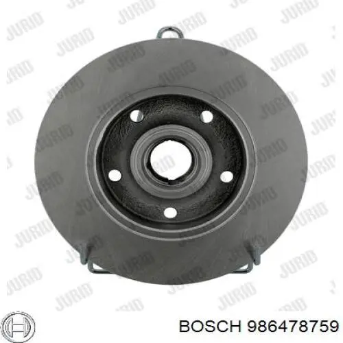 Задний тормозной диск Bosch 986478759 цена, от 36.98 USD
