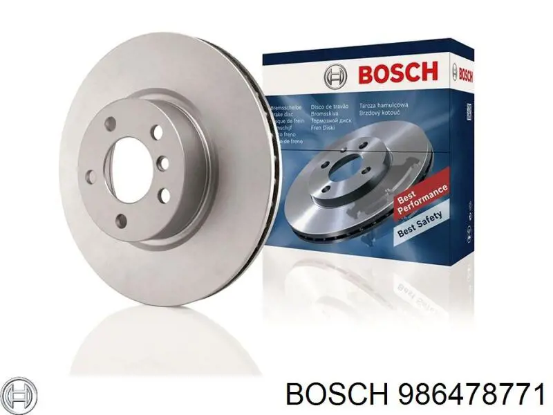 Тормозные диски 986478771 Bosch