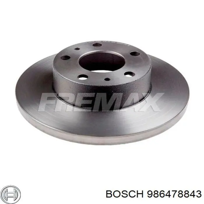 986478843 Bosch Диск тормозной передний