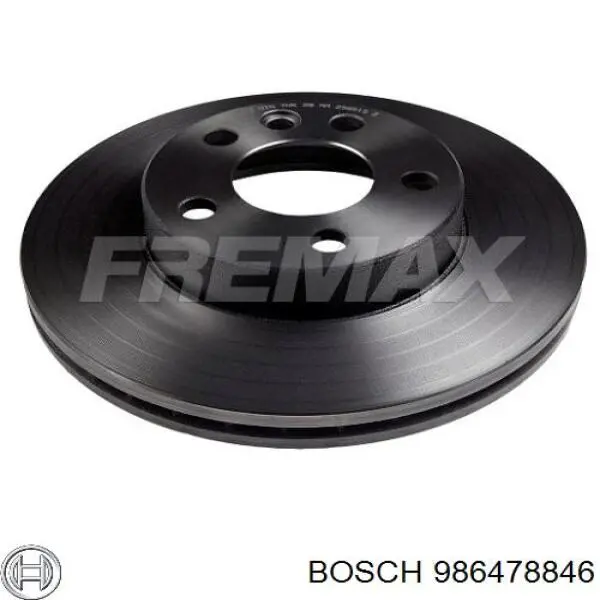 Передние тормозные диски 986478846 Bosch