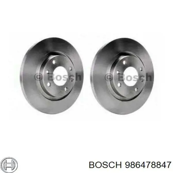 986478847 Bosch диск тормозной передний