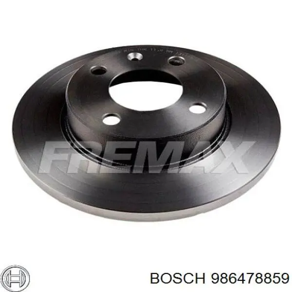 986478859 Bosch диск тормозной передний