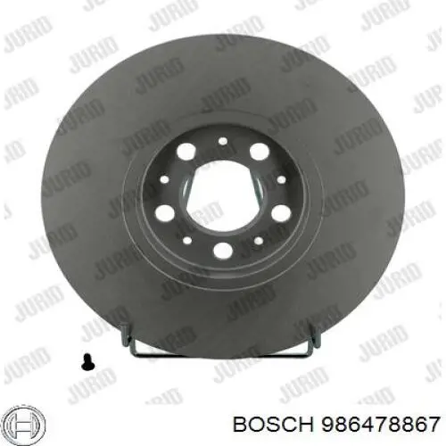 986478867 Bosch диск тормозной передний