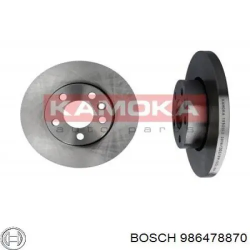Тормоз дисковый передний Bosch 986478870 цена, от 38.91 USD
