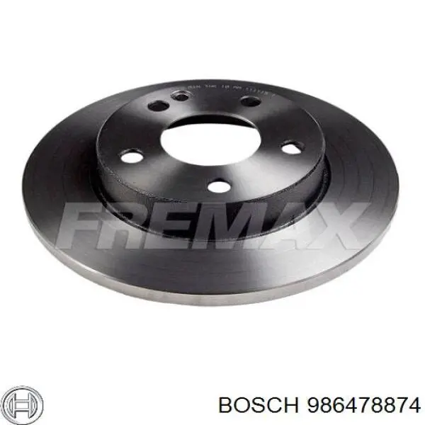 986478874 Bosch диск тормозной передний