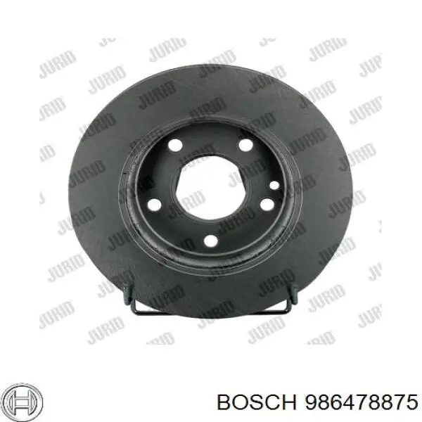 Передние тормозные диски 986478875 Bosch