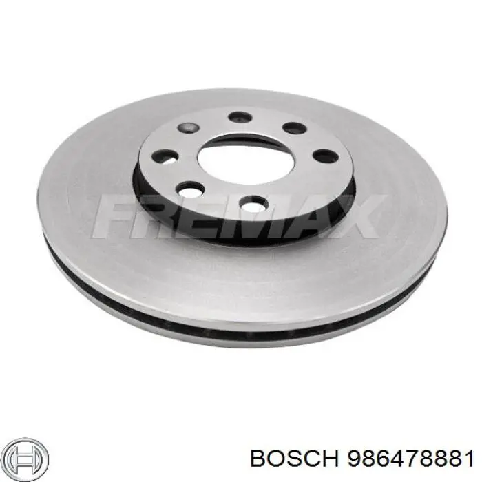 986478881 Bosch диск тормозной передний