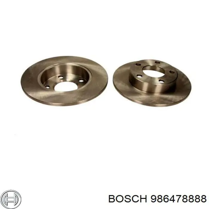 986478888 Bosch диск тормозной задний