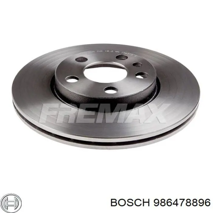 986478896 Bosch disco do freio dianteiro