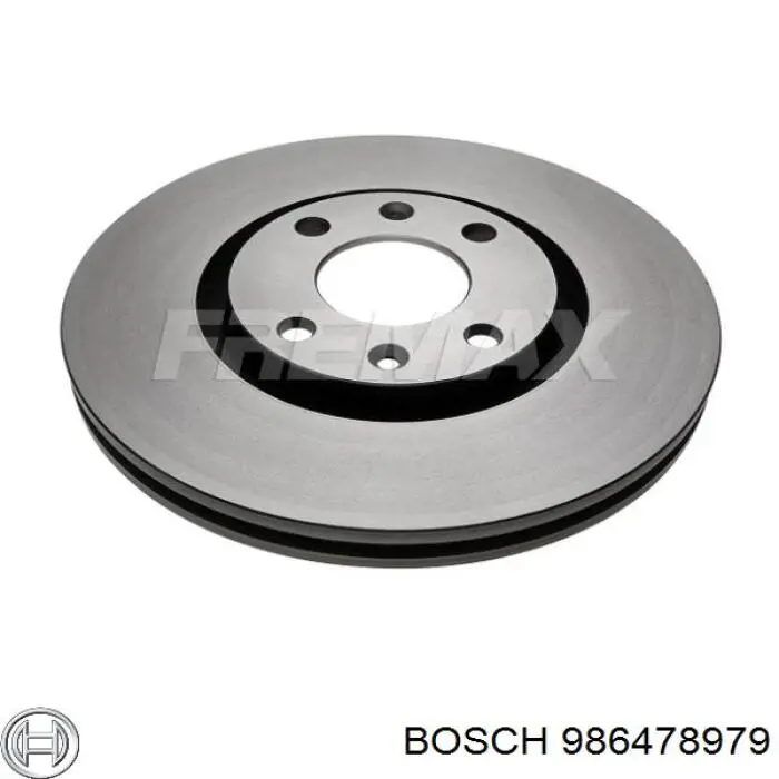 Передние тормозные диски 986478979 Bosch