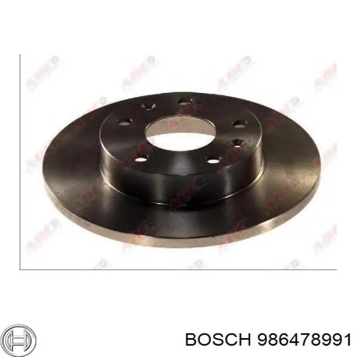 986478991 Bosch диск тормозной передний